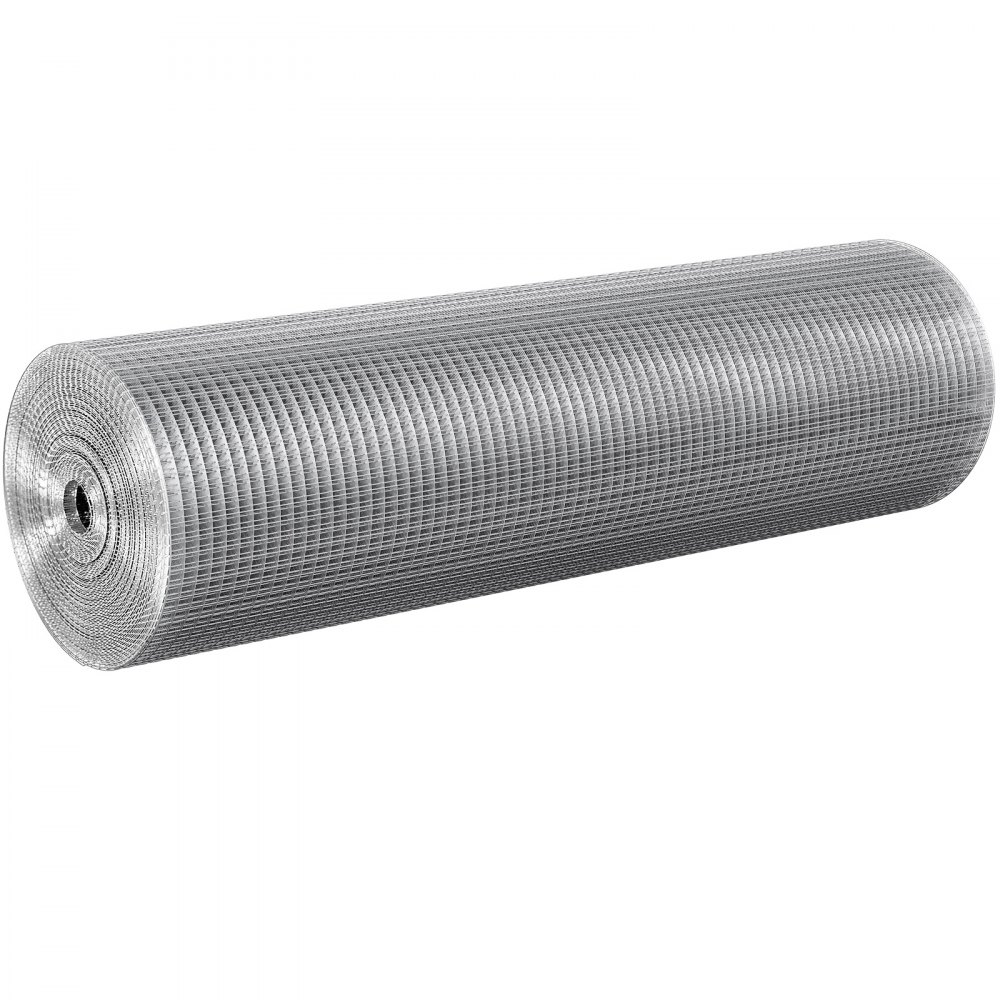 VEVOR Gaas, 915 mm x 30,48 m, Volièregaas, 19 gauge, thermisch verzinkt gaas op rol, gaas met schakels, gaas voor konijnenkooien, tuin, kleine knaagdieren
