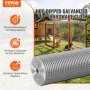 VEVOR Wire Mesh, 36" x 100' Aviary Wire, 19 Gauge Hot Dipped Galvanized Wire Mesh Roll, Chain Link Fence, Wire Mesh for Rabbit Cages, Garden, Small Rodents