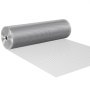 roll of VEVOR hardware cloth with square mesh grid, unrolled partially on a white background.