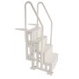 VEVOR Swimming Pool Ladder, 4-Step Double Handrails Stairs with Non-slip Heavy Duty Steps, Max Load Capacity 400 lbs, for 48-54 In Inground & Above-ground Pools of Any Decking Surface, Milk White