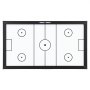VEVOR 84" Air Hockey Table with Electronic Scorer & High-powered Blower, for Family Game Room, Basements and Home, Air Powered Hockey Arcade Game Table Set with Pushers & Pucks, Stable X-shaped Leg