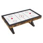 VEVOR 84" Air Hockey Table with Electronic Scorer & High-powered Blower, for Family Game Room, Basements and Home, Air Powered Hockey Arcade Game Table Set with Pushers & Pucks, Stable X-shaped Leg
