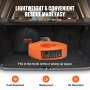 VEVOR ATV-autosleepriem met haken 50 mm x 6 m 7711 kg Sleepriemen met veiligheidshaken Zware vrachtwagen sleepkabel Sleepaccessoires Sleepkabel voor herstel langs de weg