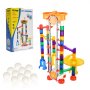 VEVOR 153-delige knikkerbaanset met gemotoriseerde lift, met 30 plastic knikkers, knikkerdoolhof, bouwstenenpuzzelspel, educatief leerzaam racebaan STEM-speelgoed, voor kinderen vanaf 3 jaar