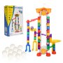 VEVOR 153-delige knikkerbaanset met gemotoriseerde lift, met 30 plastic knikkers, knikkerdoolhof, bouwstenenpuzzelspel, educatief leerzaam racebaan STEM-speelgoed, voor kinderen vanaf 3 jaar