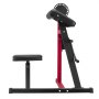 VEVOR Preacher Curl Bench, 2-in-1 biceps curl bank en triceps extension machine, geïsoleerde biceps station met zittende arm, gewichtstrainingbank, fitnessapparatuur voor thuisgym