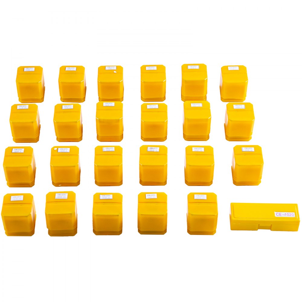 Vevor Spantangset Spantangen 23-delig Er40 Spantangenhouder 3-25 Mm Voor Frezen