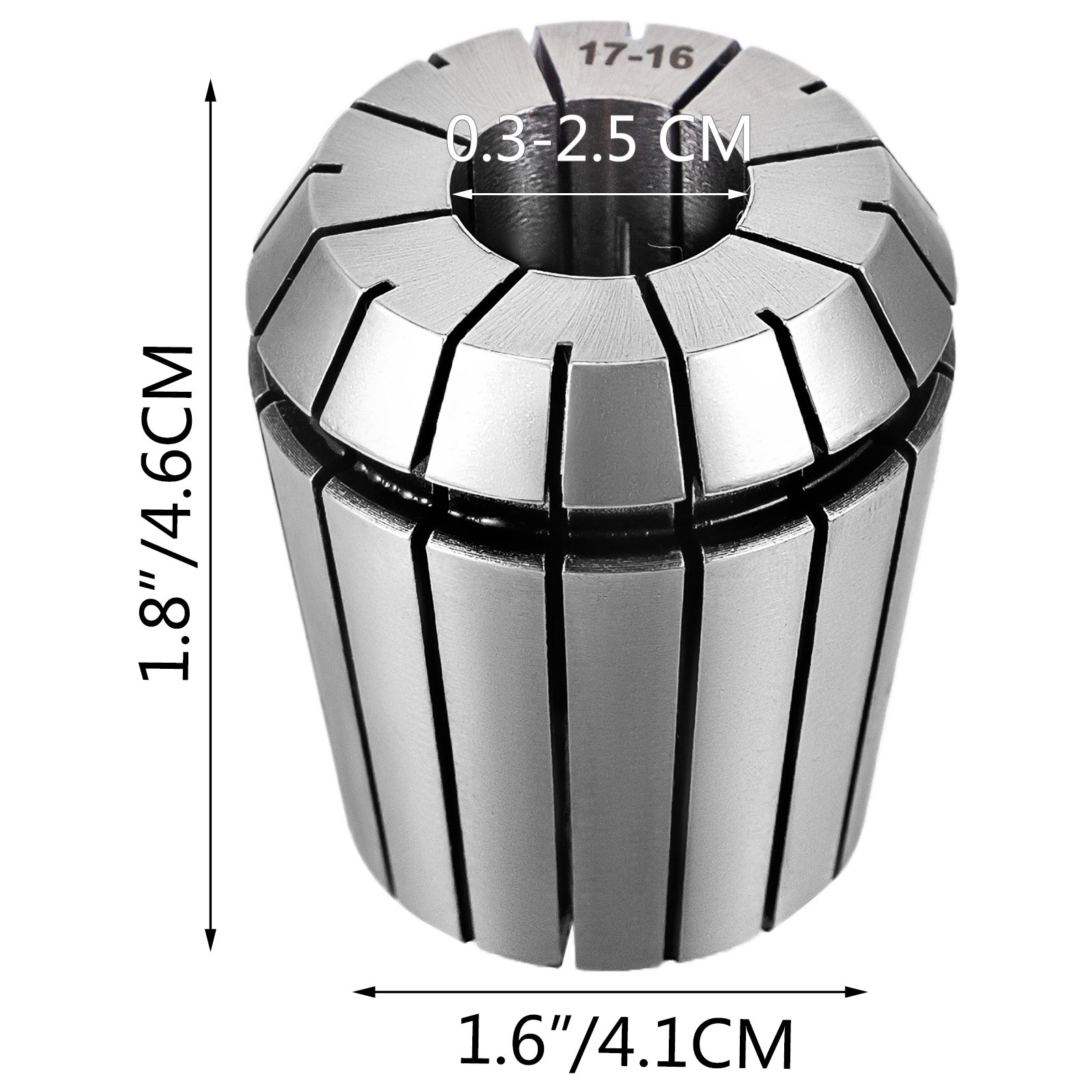 Vevor Spantangset Spantangen 23-delig Er40 Spantangenhouder 3-25 Mm Voor Frezen