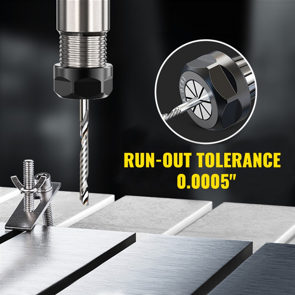 Vevor Spantangset Spantang 23 Stuks Er40 Spantangenhouder 3 Mm - 25 Mm Voor Cnc