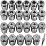 Vevor Spantangset Spantang 23 Stuks Er40 Spantangenhouder 3 Mm - 25 Mm Voor Cnc