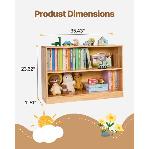 Kids Boekenkast Draaibaar Massief Houten Speelgoed Rek kinderen Boekenplank Vloerstaande Tijdschrift Opslag Leren Boek Plank for Meisjes of Jongens/291 (Color : Rhombus, Size : 3 layers