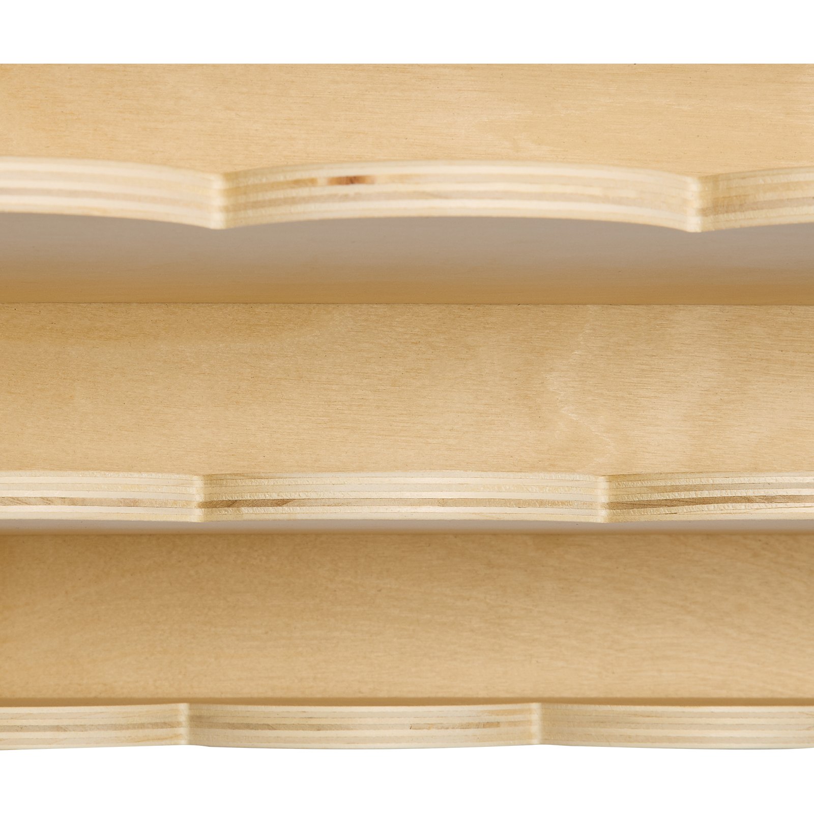 VEVOR Montessori Boekenplank 5-laags Kinderboekenplank met Gegolfde Rand, Boekenplank aan de Voorkant met Dubbele Haken, Babyboekenplank Kinderkamerplank voor Kleuterschool Kleuterschool