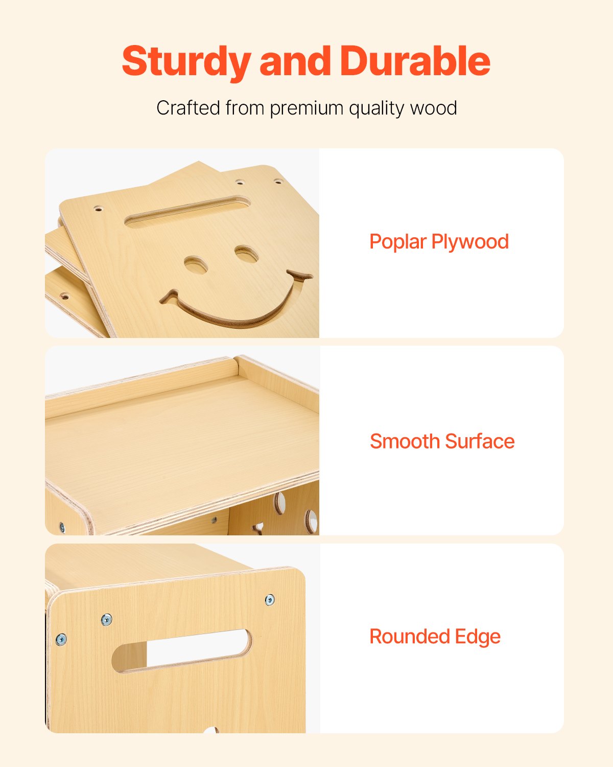 VEVOR Montessori tafel- en stoelset voor peuters (met schoolbord) van hout voor kinderen van 1 tot 5 jaar, in hoogte verstelbare kinderstoel, activiteitentafel, speeltafel, ideaal om te lezen, eten en spelen - natuurlijk