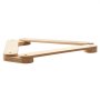 VEVOR Balance Beam Stepping Stones, 3 PCS Wooden Toddler Balance Boards, Montessori Toy for Kids 2-6, Build Coordination and Gross Motor Skills, Gymnastics Course Indoor & Outdoor for Girls Boys Gift