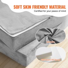 VEVOR speelsofa kindersofa, 15 in 1 kindersofa van schuim, matras multifunctionele speeltafel puzzelsofa, kinderfauteuil opvouwbaar, educatief speelgoed kinderfauteuil speelsofa gezellige hoek