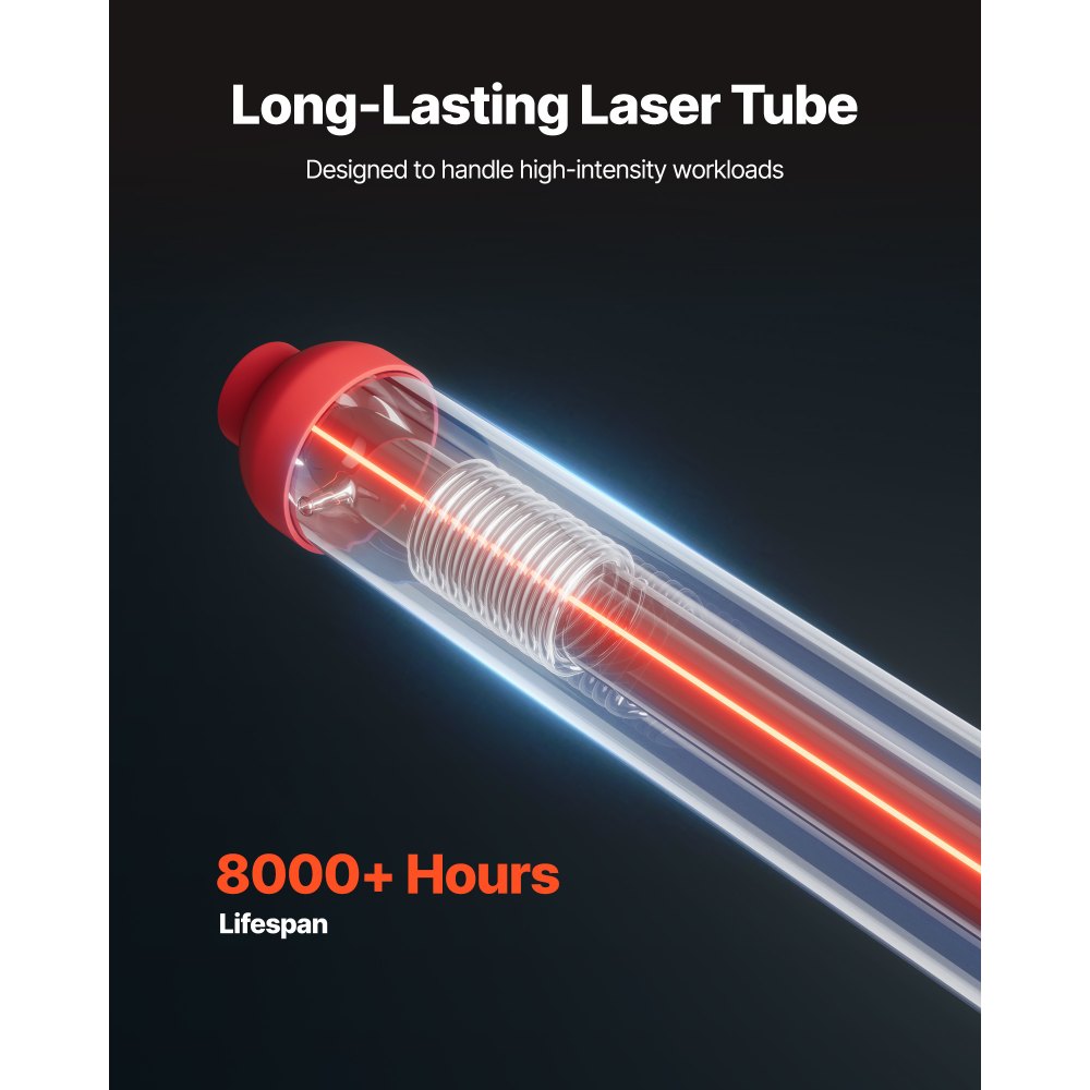 VEVOR CO2-lasergraveermachine 130 W, werkgebied van 1400x900 mm, lasergraveer- en snijmachine met waterkoeler, tweewegs luchttoevoer, snelheid van 1200 mm/s, voor hout, acryl en glas