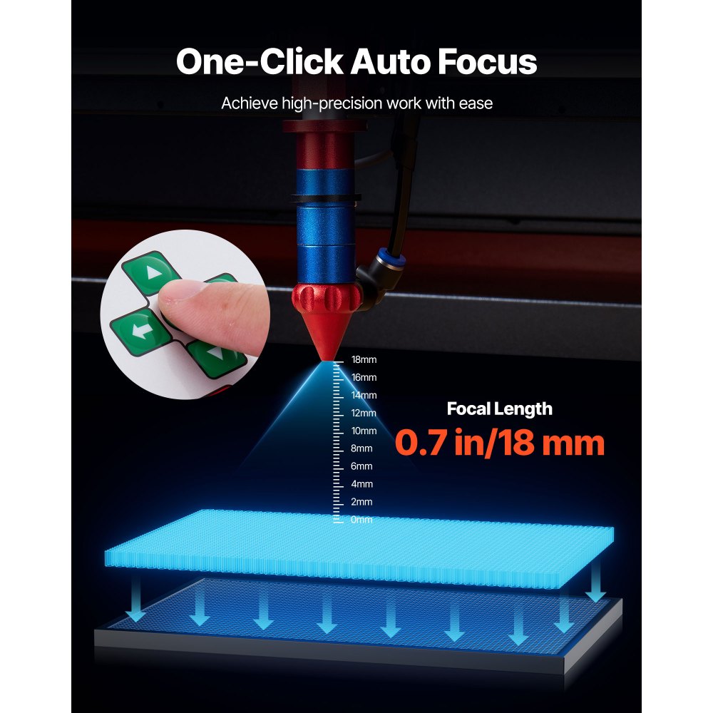 VEVOR CO2-lasergraveermachine 130 W, werkgebied van 1400x900 mm, lasergraveer- en snijmachine met waterkoeler, tweewegs luchttoevoer, snelheid van 1200 mm/s, voor hout, acryl en glas