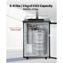 VEVOR CO2-tank CO2-fles 2 kg legering cilinder met DIN477-ventiel