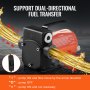 VEVOR Dieselpomp, 12V DC, 5 GPM, 1/10 HP, stookoliepomp met automatische pistooluitschakeling, overbrengpomp, lange inlaat- en uitlaatslang voor benzine-diesel, kerosine, methanolmengsels
