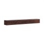 VEVOR Fireplace Mantel, 60" x 8" x 6", 50 lbs Weight Capacity, Natural Wood Mantel for Over Fireplace, Wall Mounted Floating Farmhouse Shelf, Handcrafted Fireplace Mantel for Wall Decor, Rustic Brown