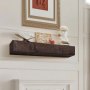 VEVOR Fireplace Mantel Wood Shelf Floating Rustic Mantel Shelf 72" Light Brown