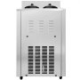 VEVOR 8 L x 2 commerciële slushmachine, slushmaker met 26 tot 32 liter/uur slushmachine, 1800 W slushmachine, 94 kg roestvrijstalen slushmachine, 570 × 680 × 925 mm