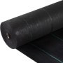VEVOR Weed Barrier Landscape Fabric, 5 x 250 ft, 5 Oz Premium Woven Ground Cover Heavy Duty PP Material & Easy Setup, Single-Layer for Outdoor Garden, Lawn, Driveway, Black