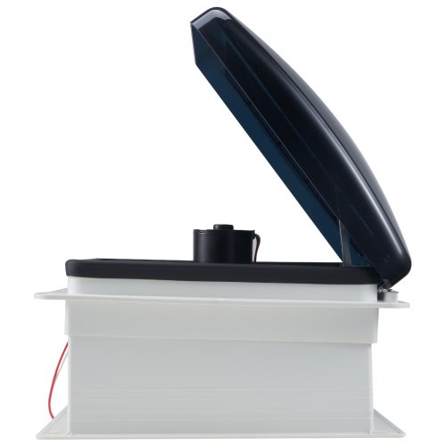 Aomdom Dakventilator Voor Campers – Met Regensensor, 10 Snelheden, Afstandsbediening, Elektrische Krik, Ultrastil, Opening 40x40 Cm
