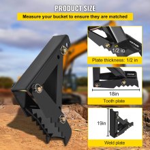 18 inch Backhoe Excavator Thumb Attachments Weld