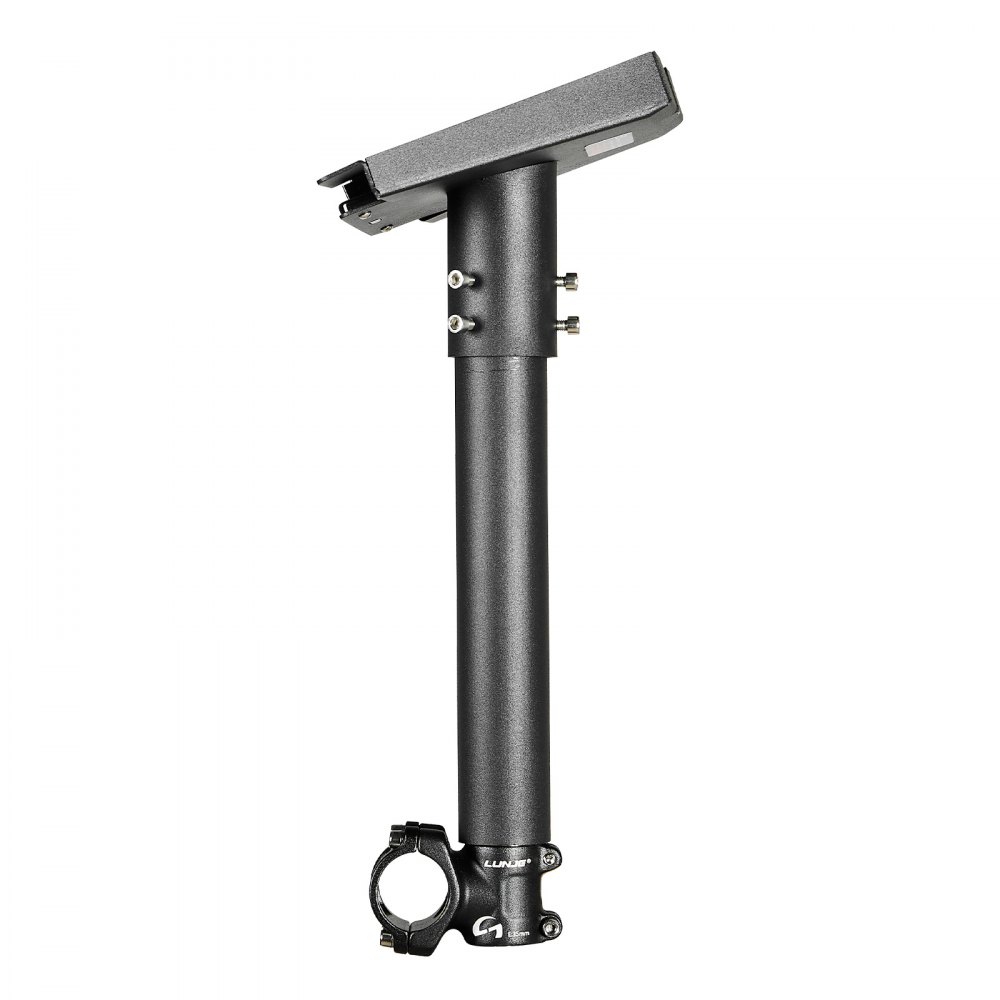 VEVOR Starlink RV Ladder Mount, 360°Adjustable Angle Mounting Standard Gen 3 Pipe Kit, Heavy-Duty Steel Extra Short Starlink RV Ladder Adapter, Compatible with Gen3 and V3, Easy to Assembly, Black