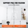 VEVOR Dust Barrier Poles, 10 Ft Spring Barrier Loaded Poles, Dust Barrier System with 4 Telescoping Poles, Magnetic Zipper, Carry Bag and 32.8x13.12 Ft Plastic Film, for Interior Decoration, Painting