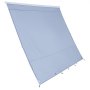 VEVOR RV Awning Sun Shade Screen, 2 x 2.8 m Sun Shading Screen (Fits 3 m Awnings) with UV50+ Zippered PU Cover, Double-Stitched Polyester Mesh Sunscreen for RVs Travel and Outdoor Camping