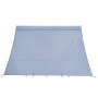 VEVOR RV Awning Sun Shade Screen, 2 x 2.8 m Sun Shading Screen (Fits 3 m Awnings) with UV50+ Zippered PU Cover, Double-Stitched Polyester Mesh Sunscreen for RVs Travel and Outdoor Camping