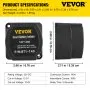 VEVOR 12V 140A spanningsgevoelige relaiskit dubbele batterij-isolatorkit, waterdichte universele split-charge batterij-relais met 5m batterijkabel voor ATV UTV vrachtwagens camper