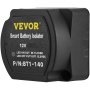 VEVOR Split Charge Relay Kit, 4mtr 12V, Automatic Dual Battery Isolator Kit with 140AMP Voltage Sense Relay VSR, Compatible with RV Marine Car Vehicle Truck Caravan Camper Yacht ATV UTV Boats Workshop