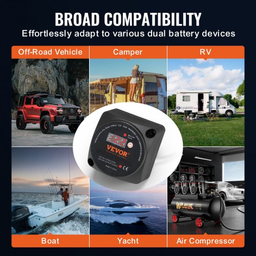 Cellpower BS 100-12 | 24 BS 12V/24V 100A scheidingsrelais 46x46x80 mm - Marine Systems A