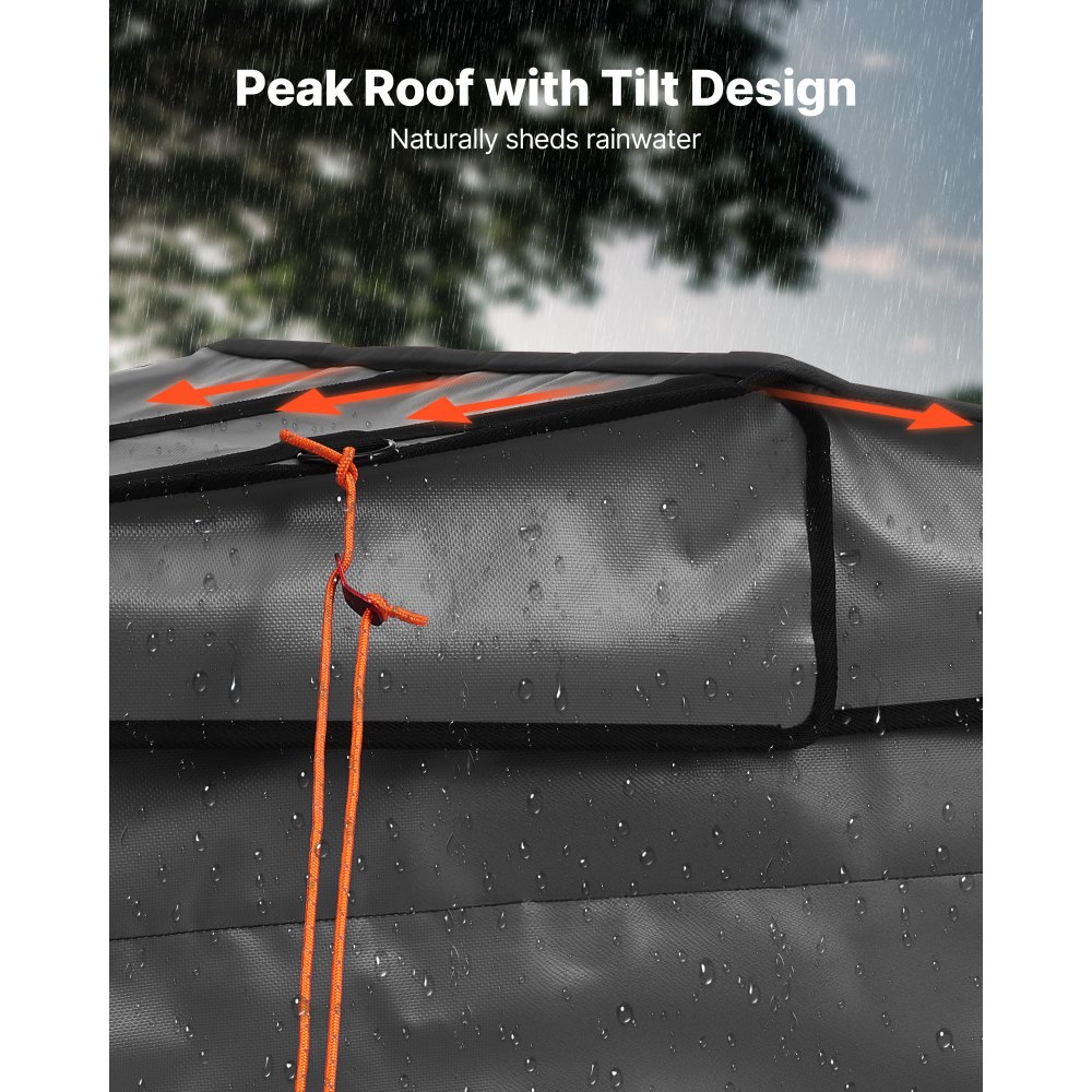 VEVOR Generator Cover, 34 x 26 x 21 Inch Waterproof Universal Generator Cover for Most Generators 3500-12000 Watt, Portable Generator Running Cover with Heavy Duty Thicken 420D Oxford Fabric, Grey