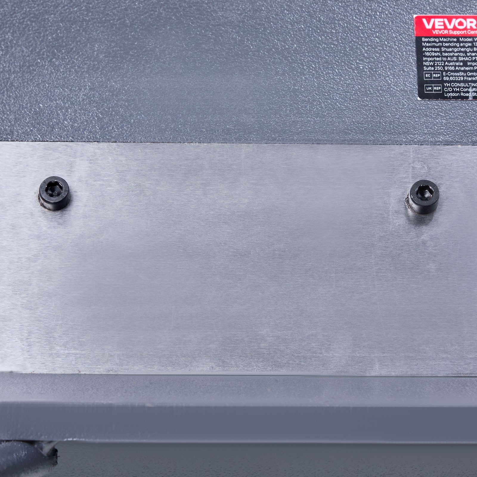 VEVOR buigmachine, 610 mm kantbank, 1,5 mm buigdikte voor zacht staal, 0-135 graden verstelbaar, plaatbuigmachine, 5-vinger vouwmachine, plaatbuigmachine voor nauwkeurig buigen