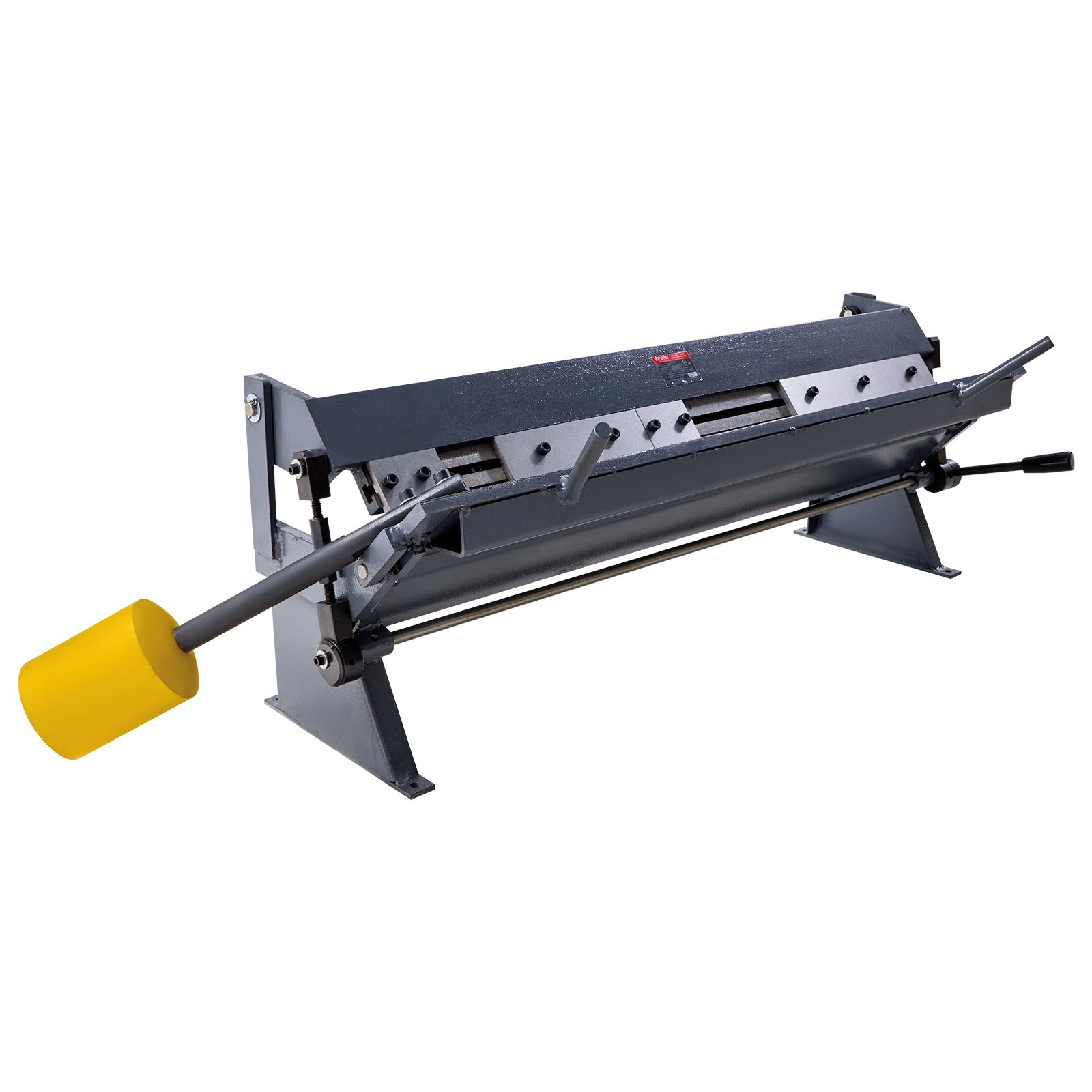 VEVOR buigmachine, 910 mm kantbank, 1,5 mm buigdikte voor zacht staal, 0-135 graden verstelbaar, plaatbuigmachine, 6-vinger vouwmachine, plaatbuigmachine voor nauwkeurig buigen