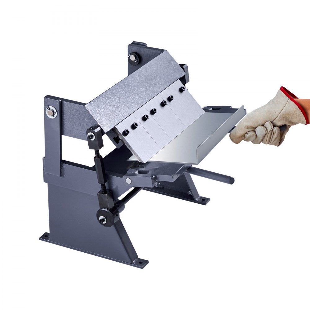 VEVOR buigmachine, 305 mm kantbank, 1 mm buigdikte voor zacht staal, 0-135 graden verstelbaar, plaatbuigmachine, 5-vinger draaibare buigmachine, plaatbuigmachine voor nauwkeurig buigen