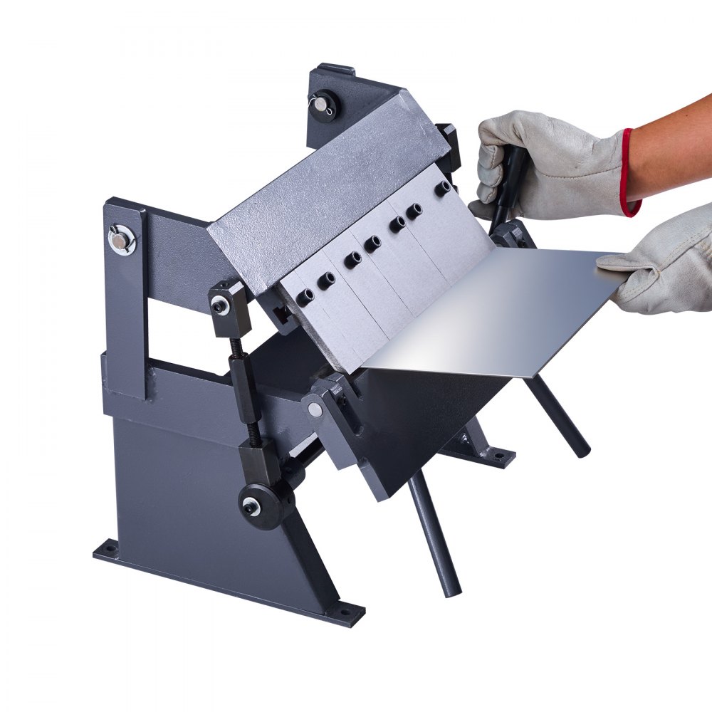 VEVOR buigmachine, 305 mm kantbank, 1 mm buigdikte voor zacht staal, 0-135 graden verstelbaar, plaatbuigmachine, 5-vinger draaibare buigmachine, plaatbuigmachine voor nauwkeurig buigen