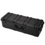 VEVOR 5,5 kubieke voet weerbestendige harde koffer, grote waterdichte harde koffer met 3 handgrepen, IP67 waterdichte beschermhoes met 6 clips, 6 hangslotgaten en schuimrubberen inzetstuk voor grote apparatuur, zwart