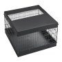 VEVOR Puppy Speelbox, Metaal, 61 cm, 4-delige set (Deksel & Vloermat), Speelbox voor kleine honden, katten en andere kleine dieren, Opvouwbaar, Veelzijdig te gebruiken dankzij de verschillende vormen