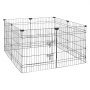 VEVOR Puppyren, Puppyverblijf, 76 cm, 8-delige set met deksel en vloermat, Speelplek voor middelgrote honden, katten en andere kleine dieren, Opvouwbaar, Veelzijdig te gebruiken dankzij de verschillende vormen