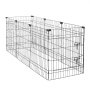 VEVOR Puppyren, Puppyverblijf, 76 cm, 8-delige set met deksel en vloermat, Speelplek voor middelgrote honden, katten en andere kleine dieren, Opvouwbaar, Veelzijdig te gebruiken dankzij de verschillende vormen