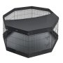 VEVOR Puppyren, Puppyverblijf, 76 cm, 8-delige set met deksel en vloermat, Speelplek voor middelgrote honden, katten en andere kleine dieren, Opvouwbaar, Veelzijdig te gebruiken dankzij de verschillende vormen