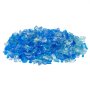 VEVOR Fire Glass, Reflecterend, 4,5 kg, Haardglas, 12-19 mm glasstenen, Gemalen haardglas voor propaangashaarden, Aquablauw + Caribisch blauw + Aquagroen