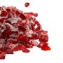 VEVOR Vuurglas, Reflecterend, 4,5 kg, Haardglas, 12-19 mm Glasstenen, Gemalen haardglas, Haardglas, Vuurkristal, Vuurparel voor propaangashaard, Rood