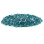 VEVOR Fire Glass, 10 LBS / 4.5 KG High-Temperature Resistant Fireplace Rocks, 1/2-Inch / 12.7 mm Reflective & Smokeless Firepit Glass Rock, High Luster Stone Landscaping for Fire Pit Table, Aqua Blue