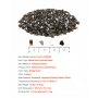 VEVOR Fire Glass, 9 kg hittebestendige glasstenen, 12,7 mm reflecterende glasparels voor vuurkorven, glasstenen voor vuurkorven, haardglas, vuurkristal, vuurparels, voor open haard, koperkleur